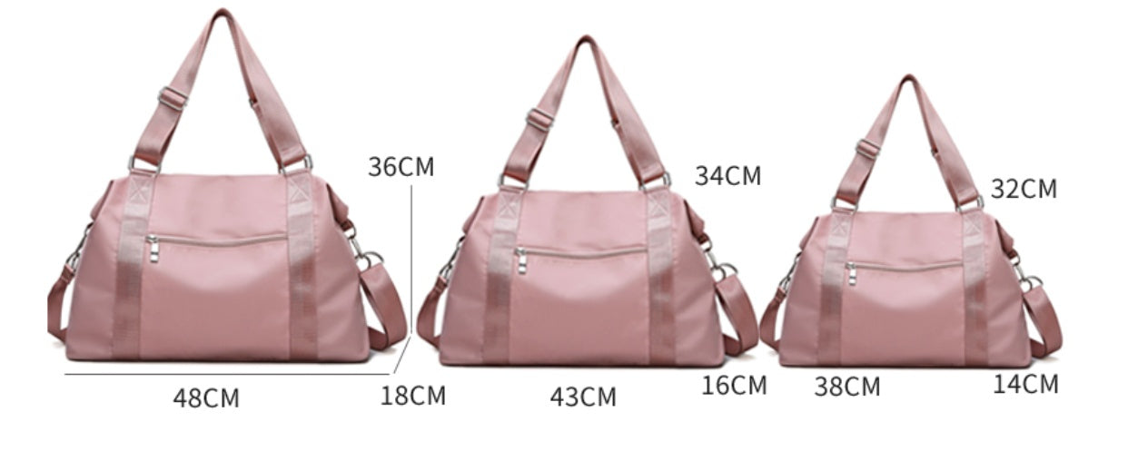 Women's Lightweight Portable Fitness & Travel Duffel Bag